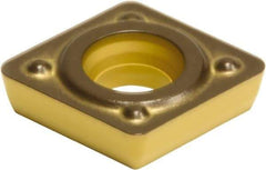 Sumitomo - CPMT432 ENS Grade AC630M Carbide Turning Insert - Al2O3 Finish, 80° Diamond, 1/2" Inscr Circle, 3/16" Thick, 1/32" Corner Radius - Americas Industrial Supply