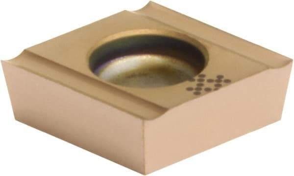 Sumitomo - CCGT32.51 FZ Grade ACZ310 Carbide Turning Insert - TiN/AlN Finish, 80° Diamond, 3/8" Inscr Circle, 5/32" Thick, 1/64" Corner Radius - Americas Industrial Supply
