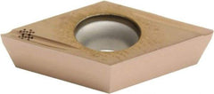 Sumitomo - DPGT32.50.5 FX Grade ACZ310 Carbide Turning Insert - TiN/AlN Finish, 55° Diamond, 3/8" Inscr Circle, 5/32" Thick, 0.0078" Corner Radius - Americas Industrial Supply