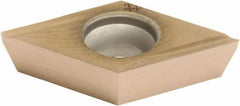Sumitomo - DPGT32.50.5 FX Grade ACZ310 Carbide Turning Insert - TiN/AlN Finish, 55° Diamond, 3/8" Inscr Circle, 5/32" Thick, 0.0078" Corner Radius - Americas Industrial Supply