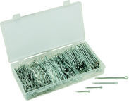 1000 Pc. Cotter Pin Assortment - 1/16" x 1" - 5/32" x 2 1/2" - Americas Industrial Supply