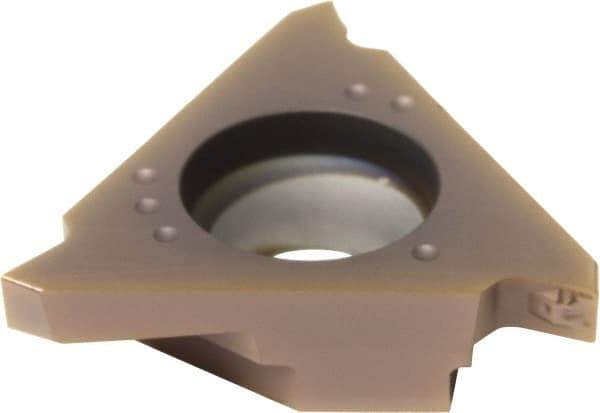Sumitomo - 40062TGA BF Grade AC530U, 3/16" Cutting Width Carbide Grooving Insert - 0.154" Max Depth of Cut, Right Hand, 0.0079" Corner Radius, TiAlN/AlCrN Finish - Americas Industrial Supply