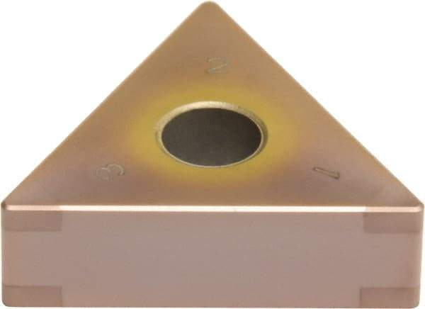 Sumitomo - 6NC-TNGA331 Grade BNC500 PCBN Turning Insert - 60° Triangle, 3/8" Inscr Circle, 3/16" Thick, 1/64" Corner Radius - Americas Industrial Supply