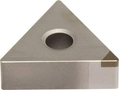 Sumitomo - NU-TNMA330 Grade BN2000 PCBN Turning Insert - Uncoated, 60° Triangle, 3/8" Inscr Circle, 3/16" Thick, 0.0039" Corner Radius - Americas Industrial Supply