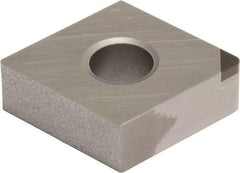 Sumitomo - NU-CNMA432 Grade BNX10 PCBN Turning Insert - Uncoated, 80° Diamond, 1/2" Inscr Circle, 3/16" Thick, 1/32" Corner Radius - Americas Industrial Supply