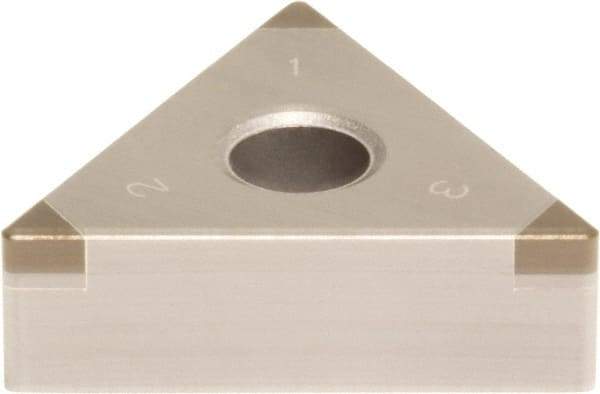 Sumitomo - 3NU-TNGA332 Grade BN7500 PCBN Turning Insert - Uncoated, 60° Triangle, 3/8" Inscr Circle, 3/16" Thick, 1/32" Corner Radius - Americas Industrial Supply