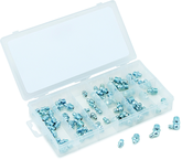 70 Pc. Grease Fitting Assortment - Contains: straight; 45 degree and 90 degree - Americas Industrial Supply