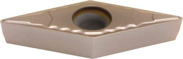 Sumitomo - VBMT332 ELU Grade T3000Z Cermet Turning Insert - TiN/AlN Finish, 35° Diamond, 3/8" Inscr Circle, 3/16" Thick, 1/32" Corner Radius - Americas Industrial Supply
