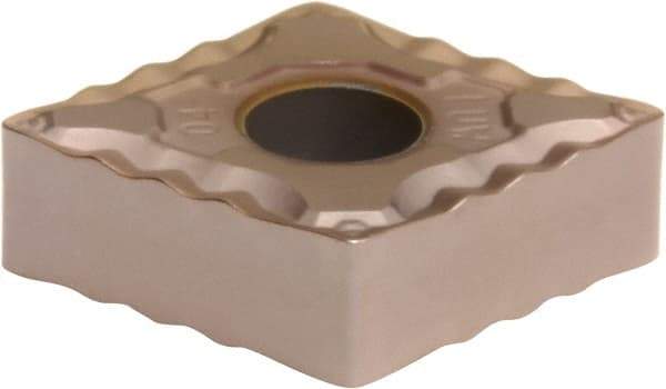 Sumitomo - CNMG432 ELUW Grade T3000Z Cermet Turning Insert - TiN/AlN Finish, 80° Diamond, 1/2" Inscr Circle, 3/16" Thick, 1/32" Corner Radius - Americas Industrial Supply