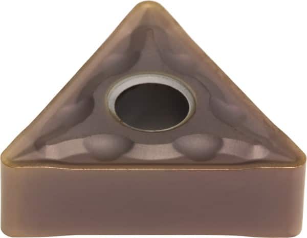 Sumitomo - TNMG332 EMU Grade AC510U Carbide Turning Insert - TiAlN/AlCrN Finish, 60° Triangle, 3/8" Inscr Circle, 3/16" Thick, 1/32" Corner Radius - Americas Industrial Supply