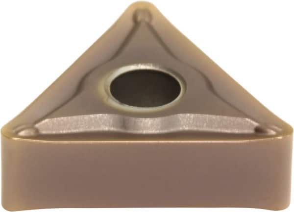 Sumitomo - TNMG431 ESU Grade AC510U Carbide Turning Insert - TiAlN/AlCrN Finish, 60° Triangle, 1/2" Inscr Circle, 3/16" Thick, 1/64" Corner Radius - Americas Industrial Supply
