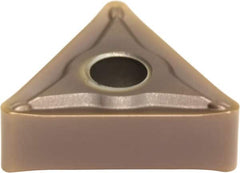 Sumitomo - TNMG332 ESU Grade AC530U Carbide Turning Insert - TiAlN/AlCrN Finish, 60° Triangle, 3/8" Inscr Circle, 3/16" Thick, 1/32" Corner Radius - Americas Industrial Supply
