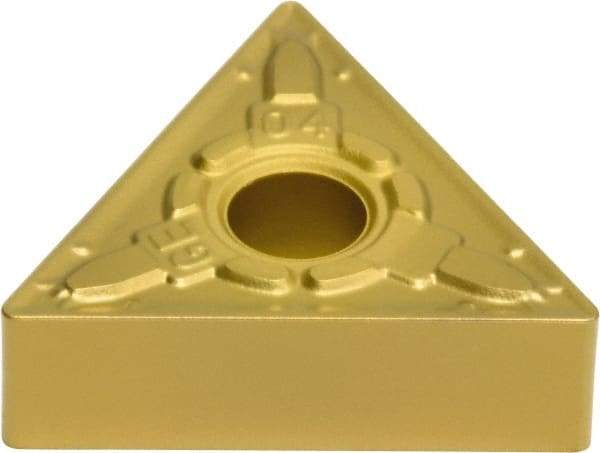 Sumitomo - TNMG333 EGE Grade AC820P Carbide Turning Insert - Al2O3 Finish, 60° Triangle, 3/8" Inscr Circle, 3/16" Thick, 3/64" Corner Radius - Americas Industrial Supply