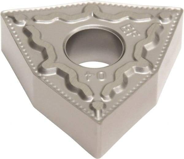 Sumitomo - WNMG431 EEF Grade EH520 Carbide Turning Insert - Uncoated, 80° Trigon, 1/2" Inscr Circle, 3/16" Thick, 1/64" Corner Radius - Americas Industrial Supply