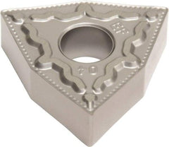 Sumitomo - WNMG432 EEF Grade EH510 Carbide Turning Insert - Uncoated, 80° Trigon, 1/2" Inscr Circle, 3/16" Thick, 1/32" Corner Radius - Americas Industrial Supply
