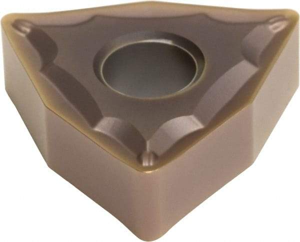 Sumitomo - WNMG432 ESU Grade AC520U Carbide Turning Insert - TiAlN/AlCrN Finish, 80° Trigon, 1/2" Inscr Circle, 3/16" Thick, 1/32" Corner Radius - Americas Industrial Supply
