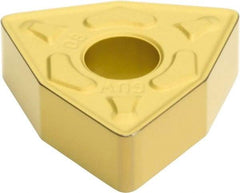 Sumitomo - WNMG432 EGUW Grade AC810P Carbide Turning Insert - Al2O3 Finish, 80° Trigon, 1/2" Inscr Circle, 3/16" Thick, 1/32" Corner Radius - Americas Industrial Supply