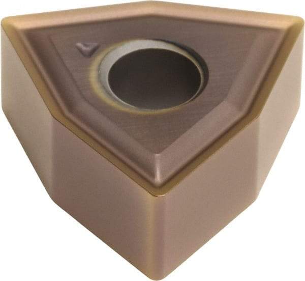 Sumitomo - WNMG331 EEX Grade AC510U Carbide Turning Insert - TiAlN/AlCrN Finish, 80° Trigon, 3/8" Inscr Circle, 3/16" Thick, 1/64" Corner Radius - Americas Industrial Supply