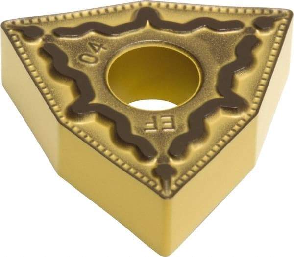 Sumitomo - WNMG432 EEF Grade AC630M Carbide Turning Insert - Al2O3 Finish, 80° Trigon, 1/2" Inscr Circle, 3/16" Thick, 1/32" Corner Radius - Americas Industrial Supply