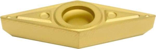 Sumitomo - VCMT332 ENK Grade AC820P Carbide Turning Insert - Al2O3 Finish, 35° Diamond, 3/8" Inscr Circle, 3/16" Thick, 1/32" Corner Radius - Americas Industrial Supply