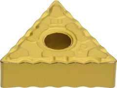 Sumitomo - TNMG331 ELU Grade AC810P Carbide Turning Insert - Al2O3 Finish, 60° Triangle, 3/8" Inscr Circle, 3/16" Thick, 1/64" Corner Radius - Americas Industrial Supply