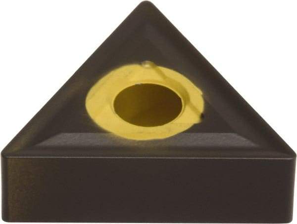Sumitomo - TNMG333 EGZ Grade AC415K Carbide Turning Insert - Proprietary Finish, 60° Triangle, 3/8" Inscr Circle, 3/16" Thick, 3/64" Corner Radius - Americas Industrial Supply