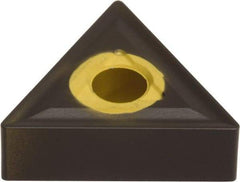 Sumitomo - TNMG333 EGZ Grade AC415K Carbide Turning Insert - Proprietary Finish, 60° Triangle, 3/8" Inscr Circle, 3/16" Thick, 3/64" Corner Radius - Americas Industrial Supply