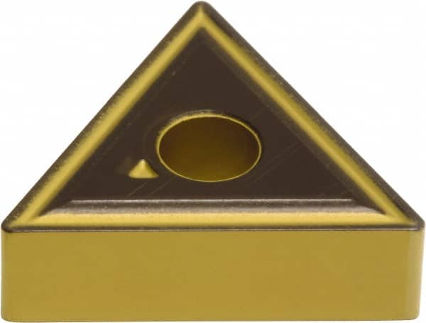 Sumitomo - TNMG331 EEX Grade AC630M Carbide Turning Insert - Al2O3 Finish, 60° Triangle, 3/8" Inscr Circle, 3/16" Thick, 1/64" Corner Radius - Americas Industrial Supply