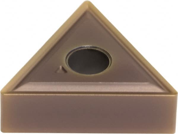 Sumitomo - TNMG331 EEX Grade AC510U Carbide Turning Insert - TiAlN/AlCrN Finish, 60° Triangle, 3/8" Inscr Circle, 3/16" Thick, 1/64" Corner Radius - Americas Industrial Supply