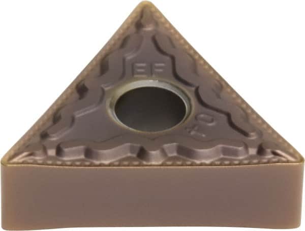 Sumitomo - TNMG331 EEF Grade AC520U Carbide Turning Insert - TiAlN/AlCrN Finish, 60° Triangle, 1/2" Inscr Circle, 3/16" Thick, 1/64" Corner Radius - Americas Industrial Supply