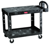 Utility Cart 2- Shelf (flat) 24 x 36 - Push Handle -- Storage compartments, holsters and hooks -- 500 lb capacity - Americas Industrial Supply
