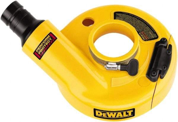 DeWALT - 7" Diam Grinder Dust Shroud - For Use with Dewalt Large Angle Grinders - Americas Industrial Supply