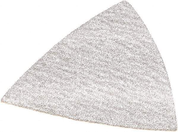 DeWALT - 80 Grit, Aluminum Oxide TriangleSanding Sheet - 3-1/2" Long x 3-3/4" Wide, Medium Grade, Weighted Cloth Backing - Americas Industrial Supply