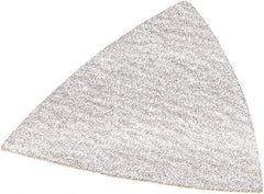 DeWALT - 80 Grit, Aluminum Oxide TriangleSanding Sheet - 3-1/2" Long x 3-3/4" Wide, Medium Grade, Weighted Cloth Backing - Americas Industrial Supply