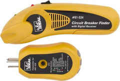 Ideal - 240 to 120 VAC, 47 to 63 Hz, Screenless Circuit Breaker Finder - 9 Volt, Includes GFCI Receptacle Tester, Noncontact Voltage Sensor - Americas Industrial Supply