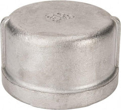 Value Collection - 2" Grade 316 Stainless Steel Pipe End Cap - FNPT End Connections, 150 psi - Americas Industrial Supply