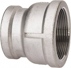 Value Collection - 1-1/4 x 1" Grade 316 Stainless Steel Pipe Reducer Coupling - FNPT x FNPT End Connections, 150 psi - Americas Industrial Supply