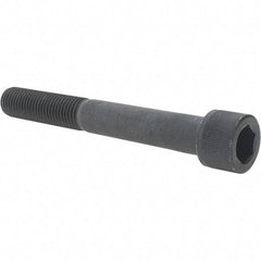 Value Collection - 7/8-9 UNC Hex Socket Drive, Socket Cap Screw - Alloy Steel, Black Oxide Finish, Partially Threaded, 7" Length Under Head - Americas Industrial Supply