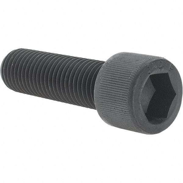 Value Collection - 7/8-9 UNC Hex Socket Drive, Socket Cap Screw - Alloy Steel, Black Oxide Finish, Fully Threaded, 3" Length Under Head - Americas Industrial Supply