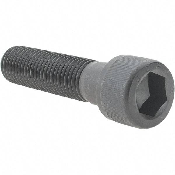 Value Collection - 7/8-9 UNC Hex Socket Drive, Socket Cap Screw - Alloy Steel, Black Oxide Finish, Partially Threaded, 3-1/2" Length Under Head - Americas Industrial Supply