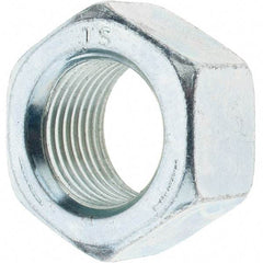 Value Collection - 3/4-16 UNF Steel Right Hand Hex Nut - 1-1/8" Across Flats, 0.6406" High, Zinc-Plated Finish - Americas Industrial Supply