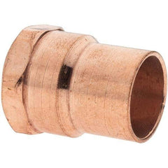 Value Collection - 5/8 x 1/2" Wrot Copper Pipe Adapter - C x F - Americas Industrial Supply