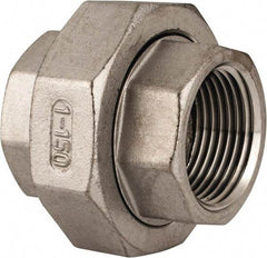 Value Collection - 1" Grade 316 Stainless Steel Pipe Union - FNPT x FNPT End Connections, 150 psi - Americas Industrial Supply