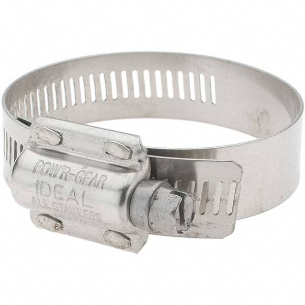 IDEAL TRIDON - 1-1/4 to 2-5/8" Diam, Stainless Steel High Torque Worm Drive Clamp - Americas Industrial Supply