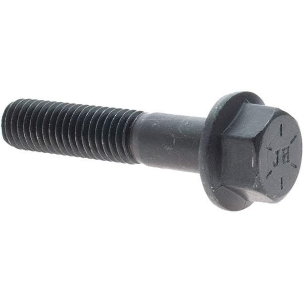 Value Collection - 1/2-13 UNC, 2-1/2" Length Under Head, Hex Drive Flange Bolt - 1-1/4" Thread Length, Grade 8 Alloy Steel, Smooth Flange, Uncoated - Americas Industrial Supply