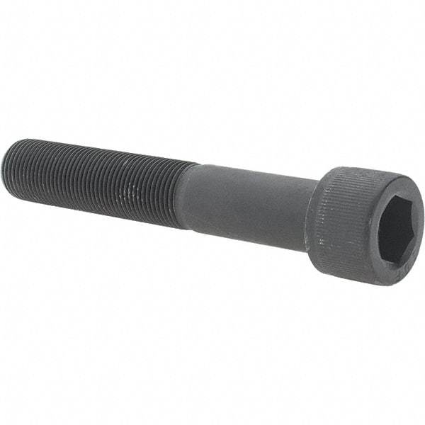 Value Collection - 3/4-16 UNF Hex Socket Drive, Socket Cap Screw - Alloy Steel, Black Oxide Finish, Partially Threaded, 4-1/2" Length Under Head - Americas Industrial Supply