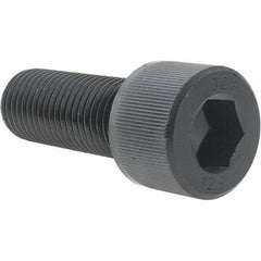 Value Collection - M30x3.50 Metric Coarse Hex Socket Drive, Socket Cap Screw - Grade 12.9 Alloy Steel, Black Oxide Finish, Fully Threaded, 80mm Length Under Head - Americas Industrial Supply