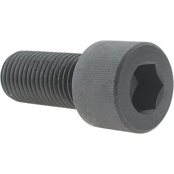 Value Collection - M30x3.50 Metric Coarse Hex Socket Drive, Socket Cap Screw - Grade 12.9 Alloy Steel, Black Oxide Finish, Fully Threaded, 70mm Length Under Head - Americas Industrial Supply