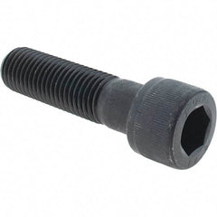 Value Collection - M24x3.00 Metric Coarse Hex Socket Drive, Socket Cap Screw - Grade 12.9 Alloy Steel, Black Oxide Finish, Partially Threaded, 90mm Length Under Head - Americas Industrial Supply