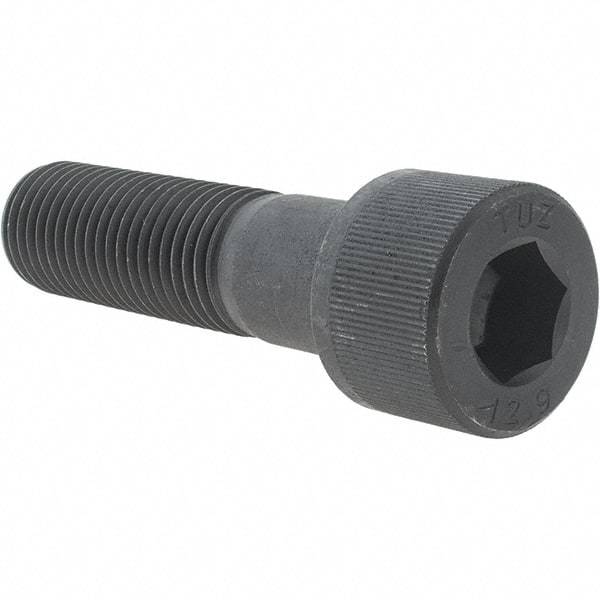 Value Collection - M30x3.50 Metric Coarse Hex Socket Drive, Socket Cap Screw - Grade 12.9 Alloy Steel, Black Oxide Finish, Partially Threaded, 110mm Length Under Head - Americas Industrial Supply